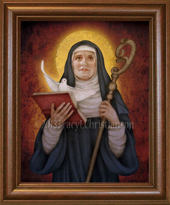 St. Scholastica Print - Portraits of Saints