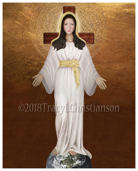 Our Lady of Akita Print - Portraits of Saints