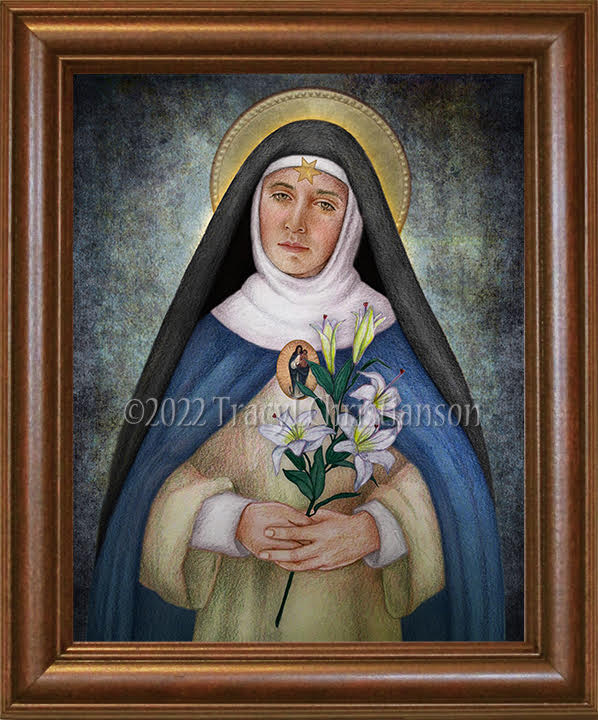 St. Beatrice of Silva Framed Art Portraits of Saints