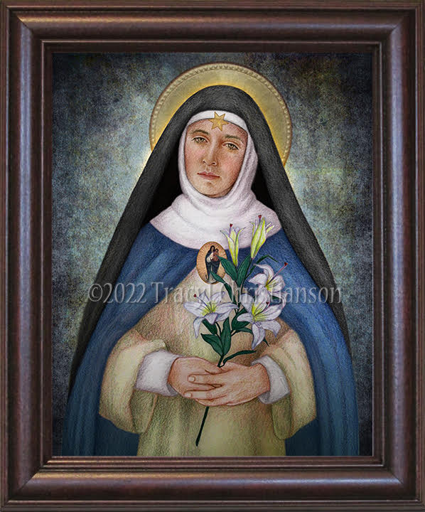 St. Beatrice of Silva Framed Art Portraits of Saints