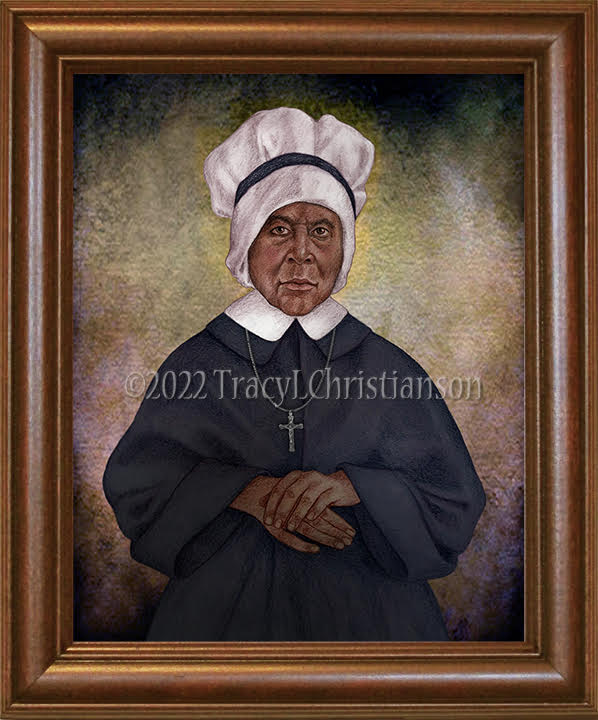 Mother Mary Lange Framed Art - Portraits of Saints