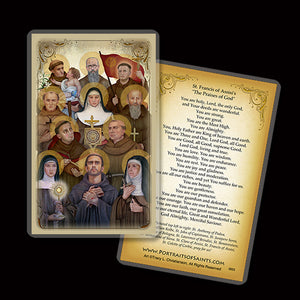 Franciscan Saints Holy Card