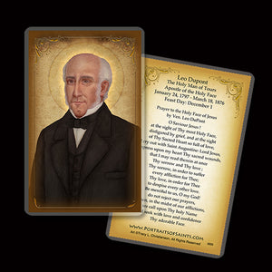 Venerable Leo Dupont Holy Card