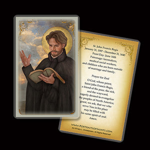 St. John Francis Regis Holy Card