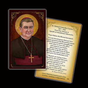 St. Manuel González Garcia Holy Card