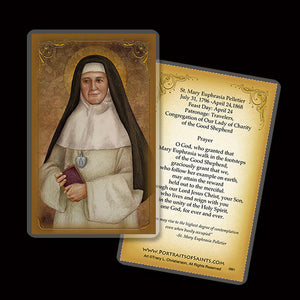 St. Mary Euphrasia Pelletier Holy Card