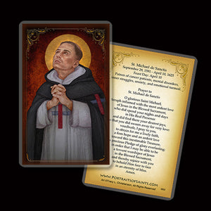 St. Michael de Sanctis Holy Card