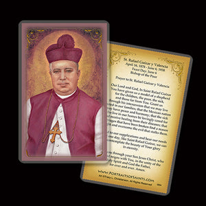 St. Rafael Guizar y Valencia Holy Card