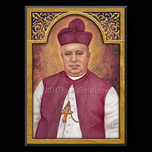 St. Rafael Guizar y Valencia Plaque & Holy Card Gift Set