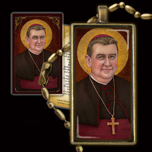 St. Manuel González Garcia Pendant & Holy Card Gift Set