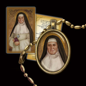 St. Mary Euphrasia Pelletier Pendant & Holy Card Gift Set