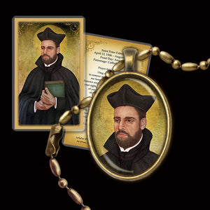 St. Peter Faber Pendant & Holy Card Gift Set