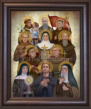 Franciscan Saints Framed Art