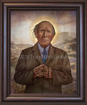 Nicholas Black Elk Framed Art