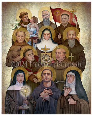 Franciscan Saints Print