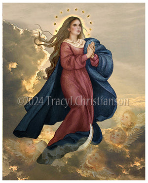 The Assumption of Mary Print