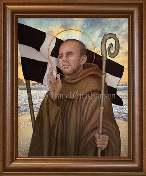 St. Piran  Framed Art