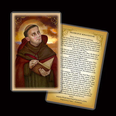 St. Bonaventure Holy Card - Portraits Of Saints