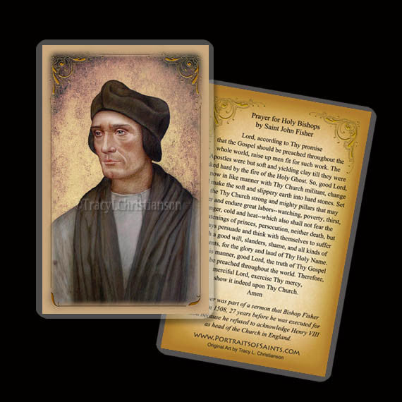 St John Fisher Holy Card Portraits of Saints