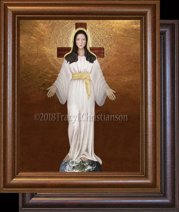 Our Lady of Akita Framed - Portraits of Saints