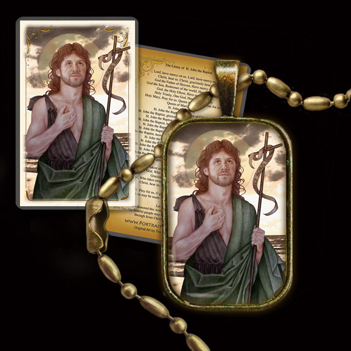 St john sale the baptist necklace