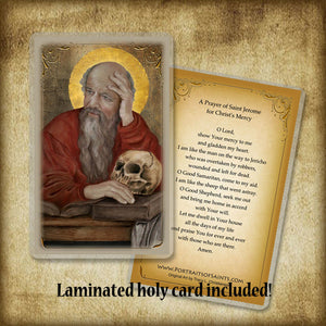 St. Jerome Pendant & Holy Card Gift Set