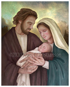 Canvas Print – The Holy Family (12x12)