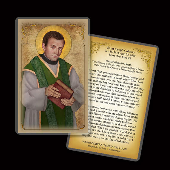 St. Joseph Cafasso Holy Card - Portraits of Saints