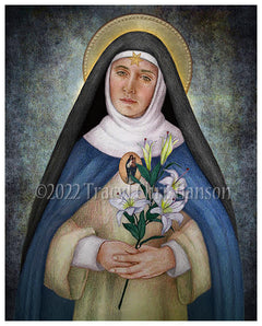 St. Beatrice of Silva Print Portraits of Saints